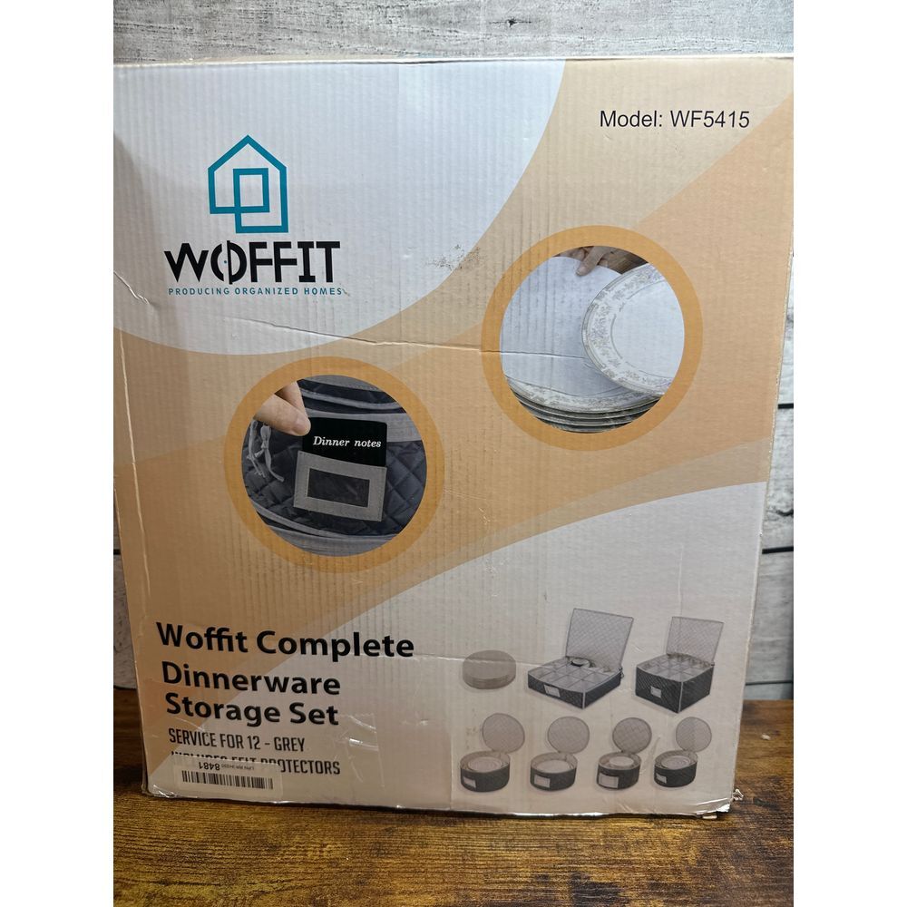 Woffit Complete Dinnerware Storage Set with Felt Protectors‎ WF5415